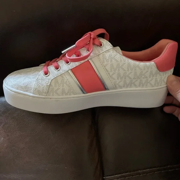 Brand new Michael Kors Sneakers. Only worn to try on. - Picture 2 of 4